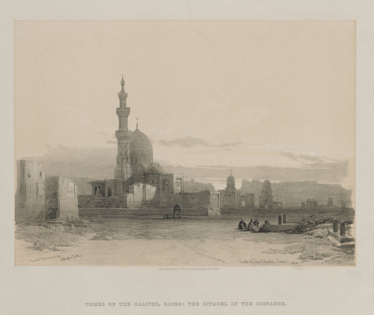 Egipto y Nubia, Volumen III: Tumbas del Califa, El Cairo de Louis Haghe