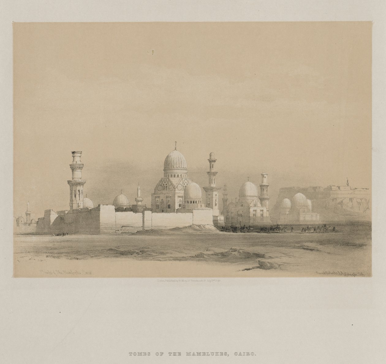 Egipto y Nubia, Volumen III: Tumbas de los Memlooks, El Cairo de Louis Haghe