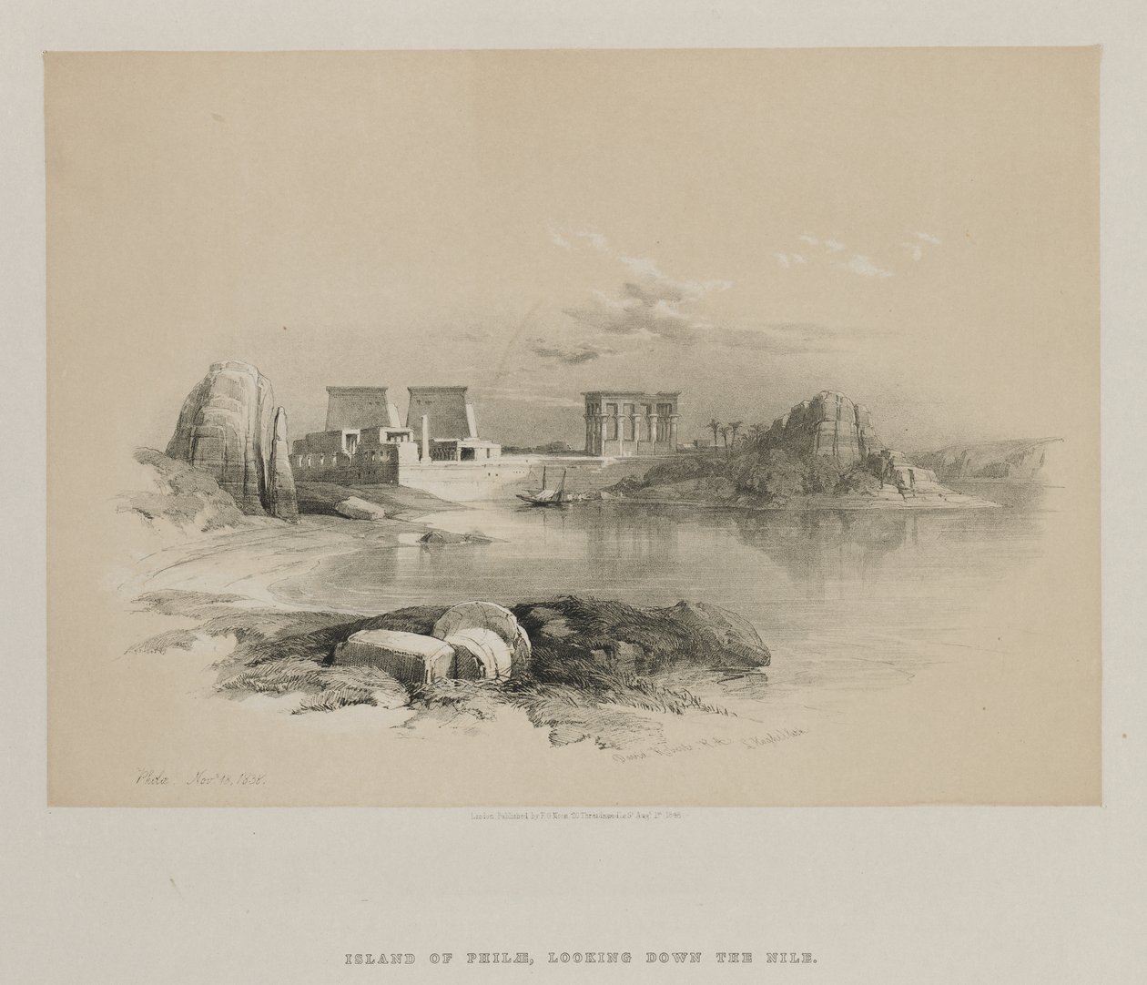 Egipto y Nubia, Volumen II: Philae de Louis Haghe