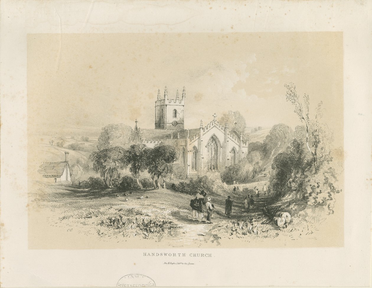 Iglesia de Handsworth de Louis Haghe