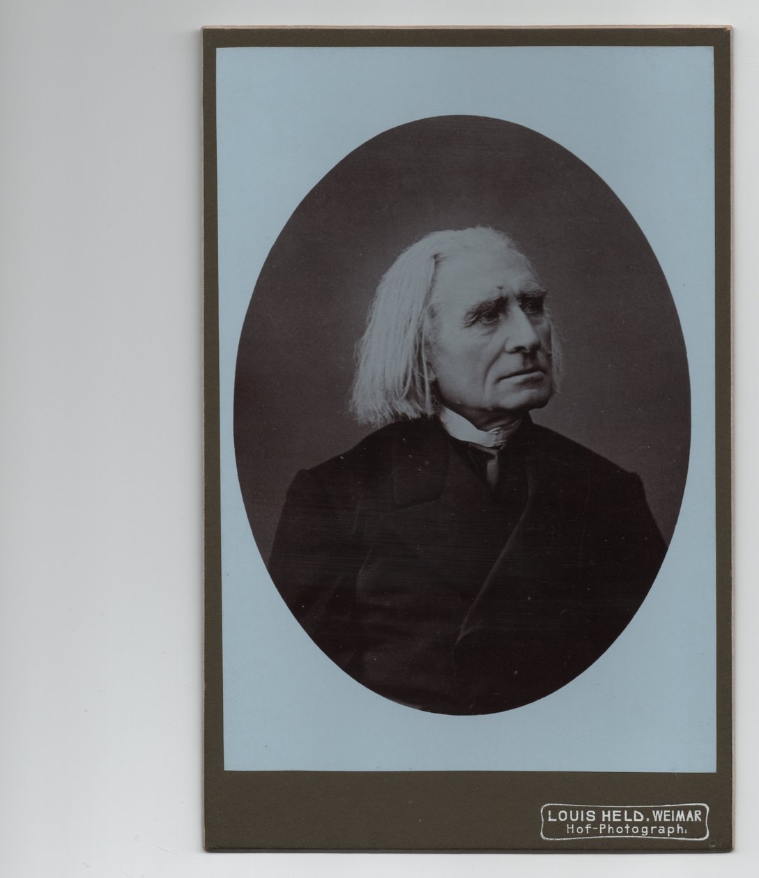 Franz Liszt (1811-1886) (1880, fotografía) de Louis Held