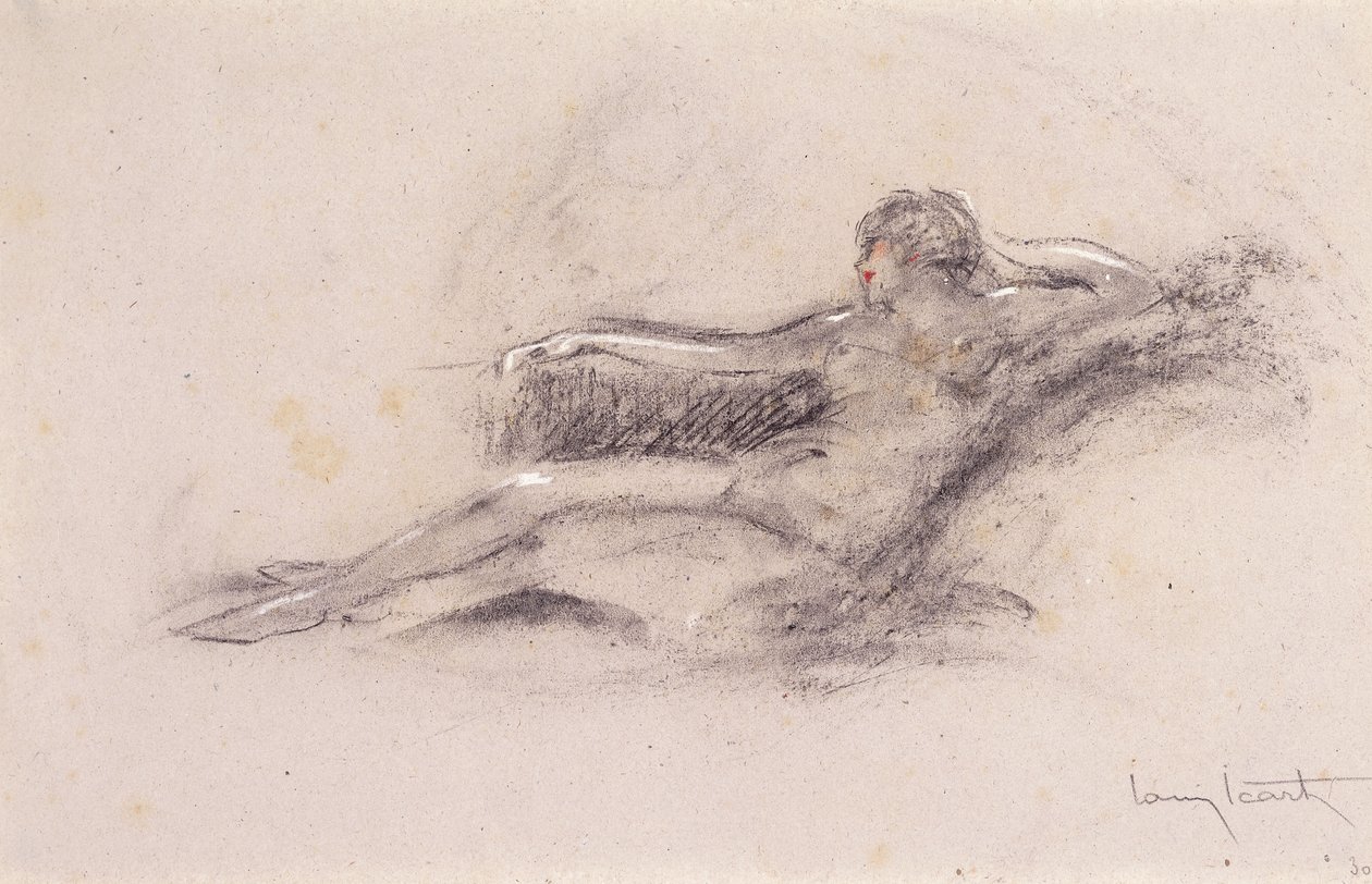 Desnudo reclinado de Louis Icart