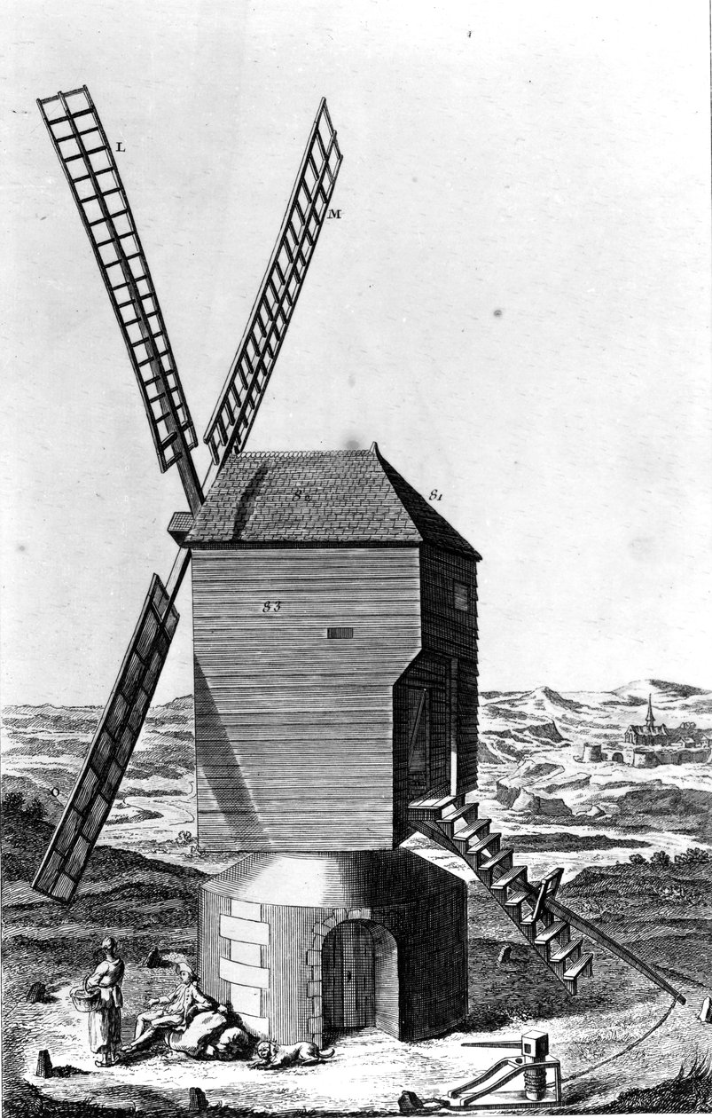 Molino de viento, de 