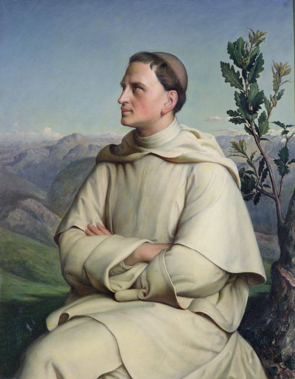 Henri Lacordaire (1802-61) en Sorreze, 1847 de Louis Janmot