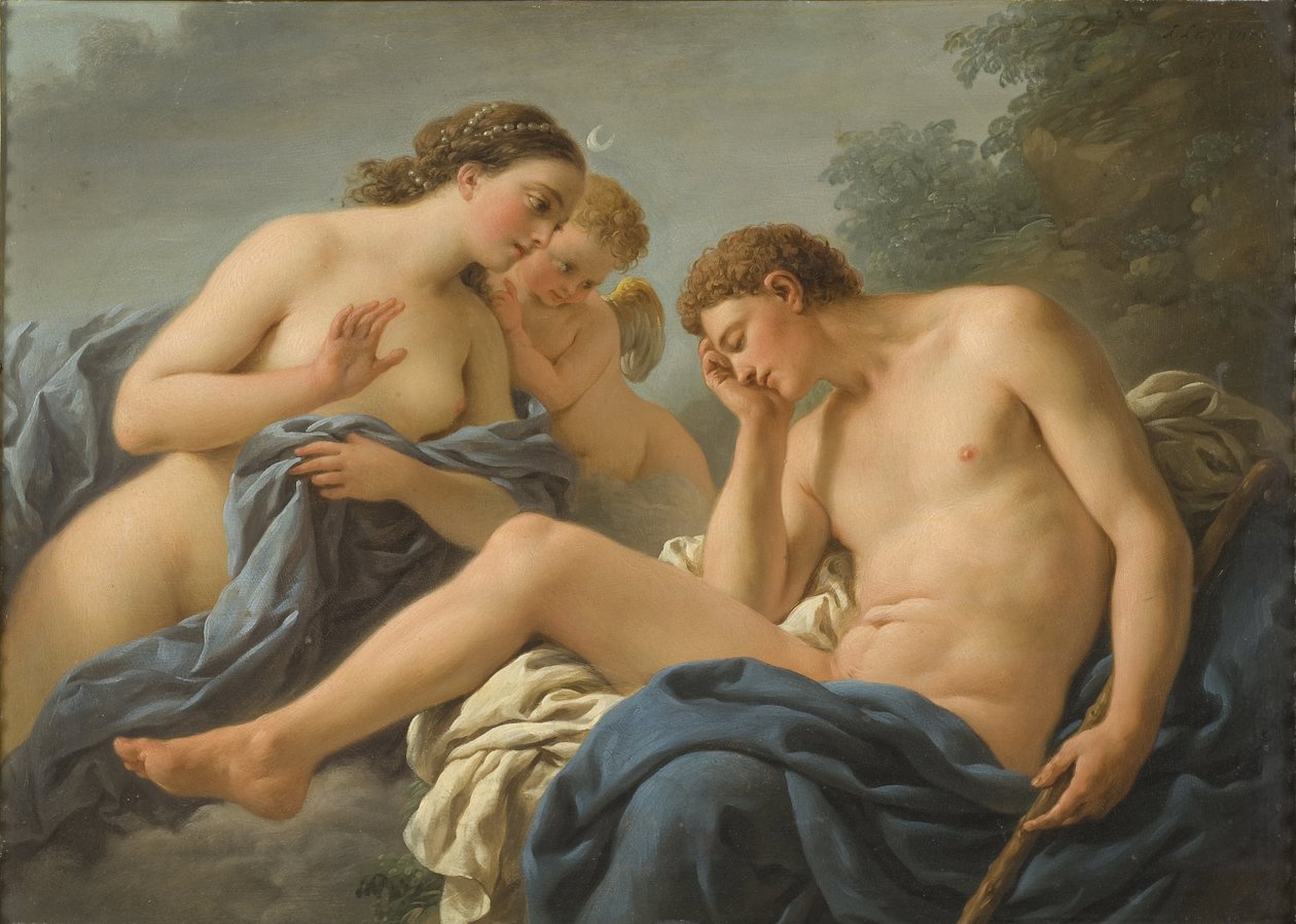 Diana y Endimión de Louis Jean François Lagrenée