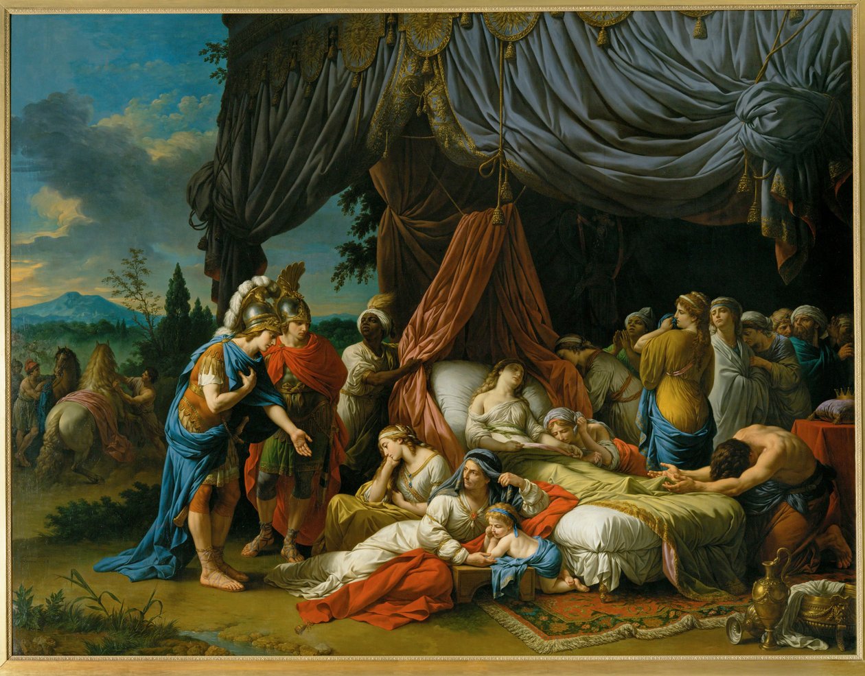 La muerte de la esposa de Darío de Louis Jean Francois I Lagrenee