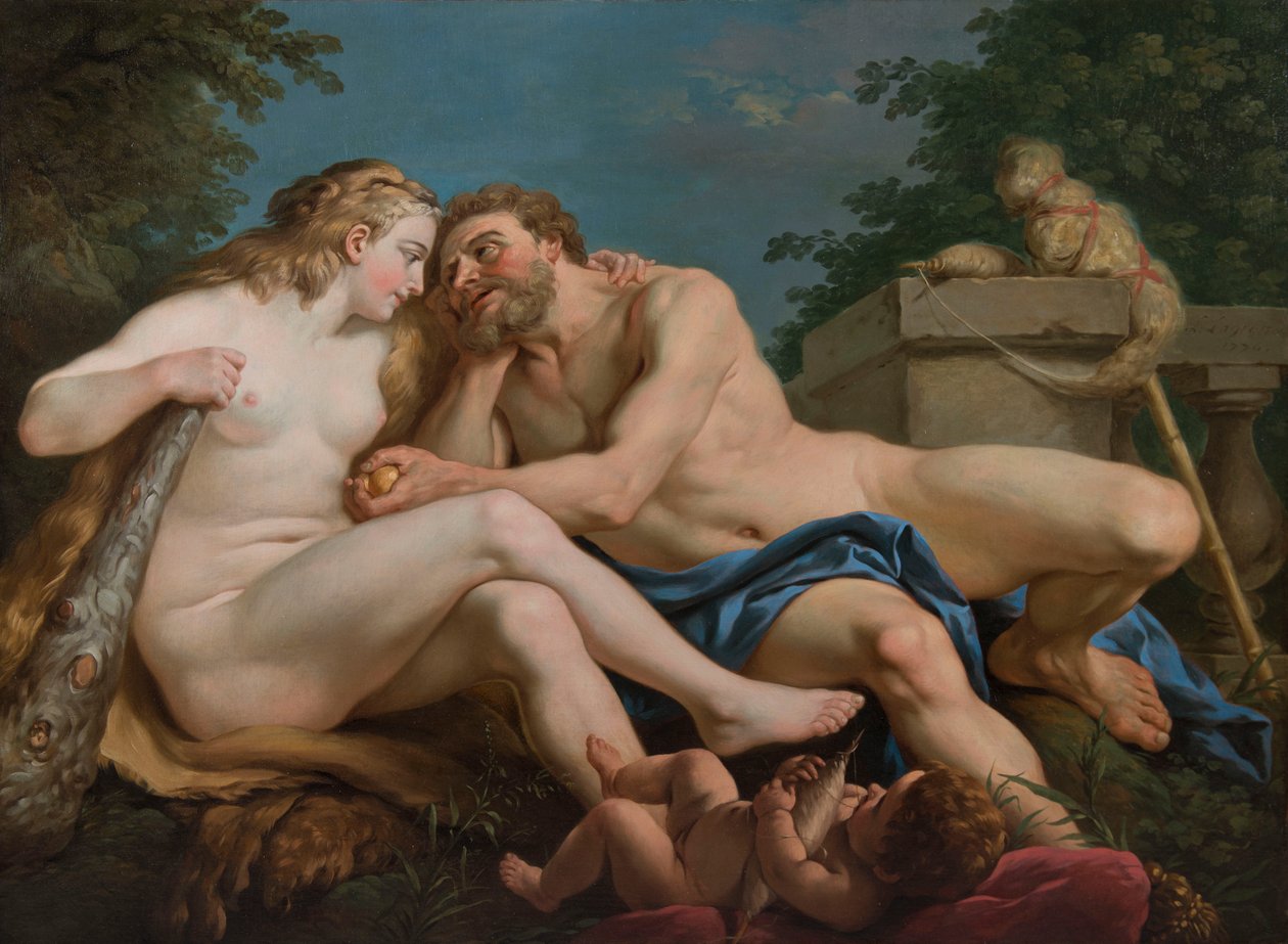 Hércules y Onfalia de Louis Jean François Lagrenée