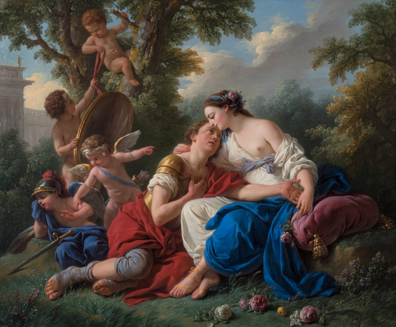 Rinaldo y Armida de Louis Jean François Lagrenée