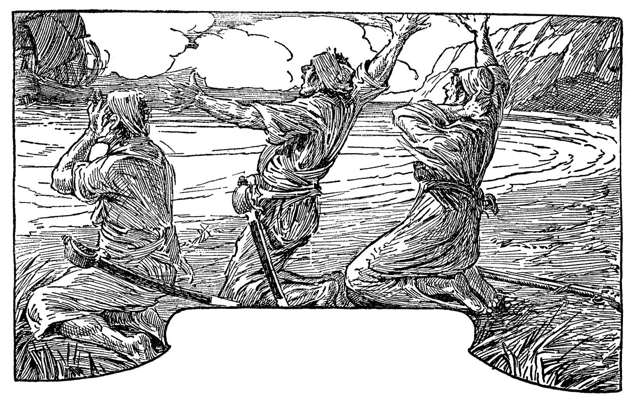 Ilustración de Louis Rhead (1857-1926) para la novela 