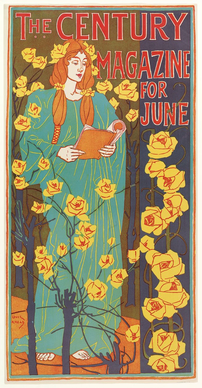 The Century Magazine para junio, pub. 1896 de Louis John Rhead