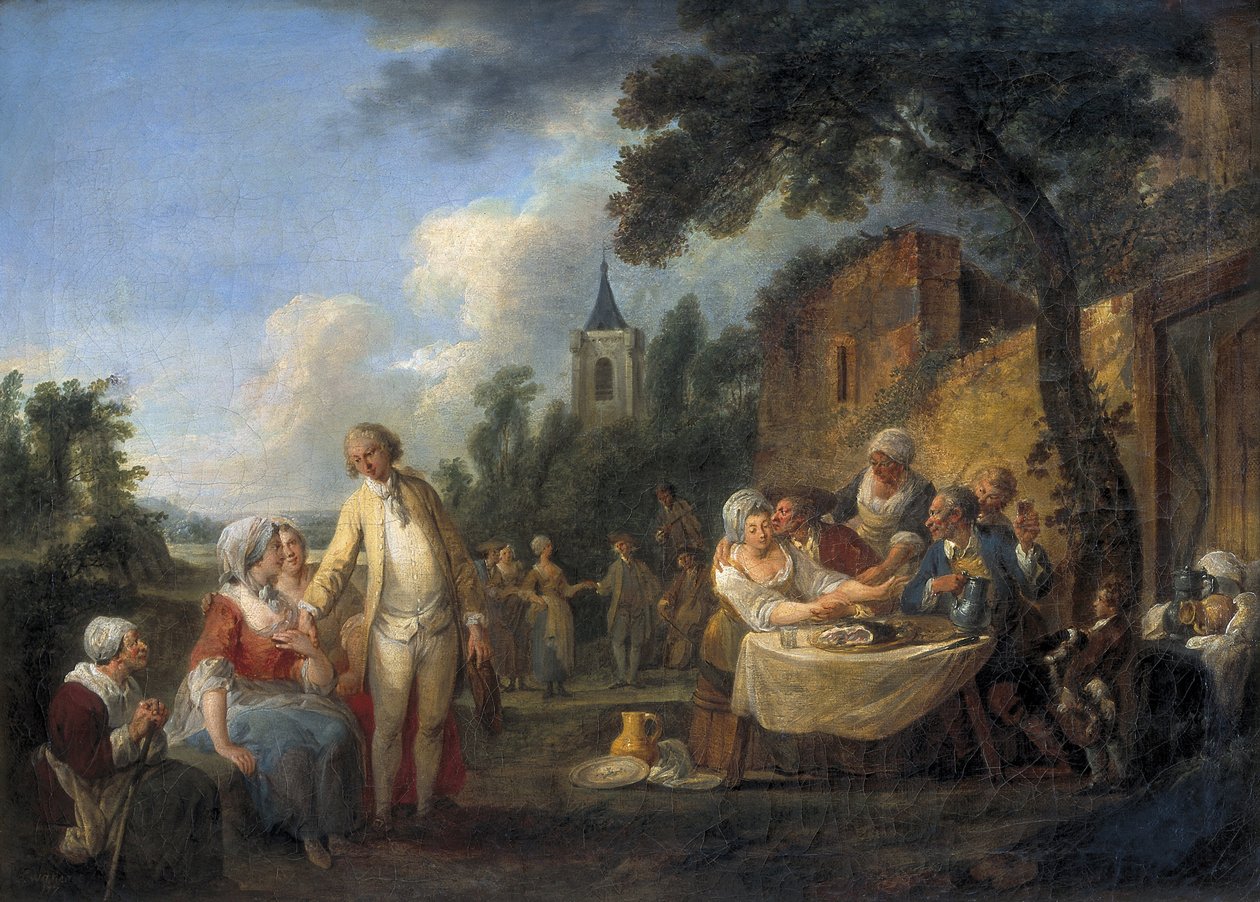 La fiesta del pueblo de Louis Joseph (1731 98) Watteau