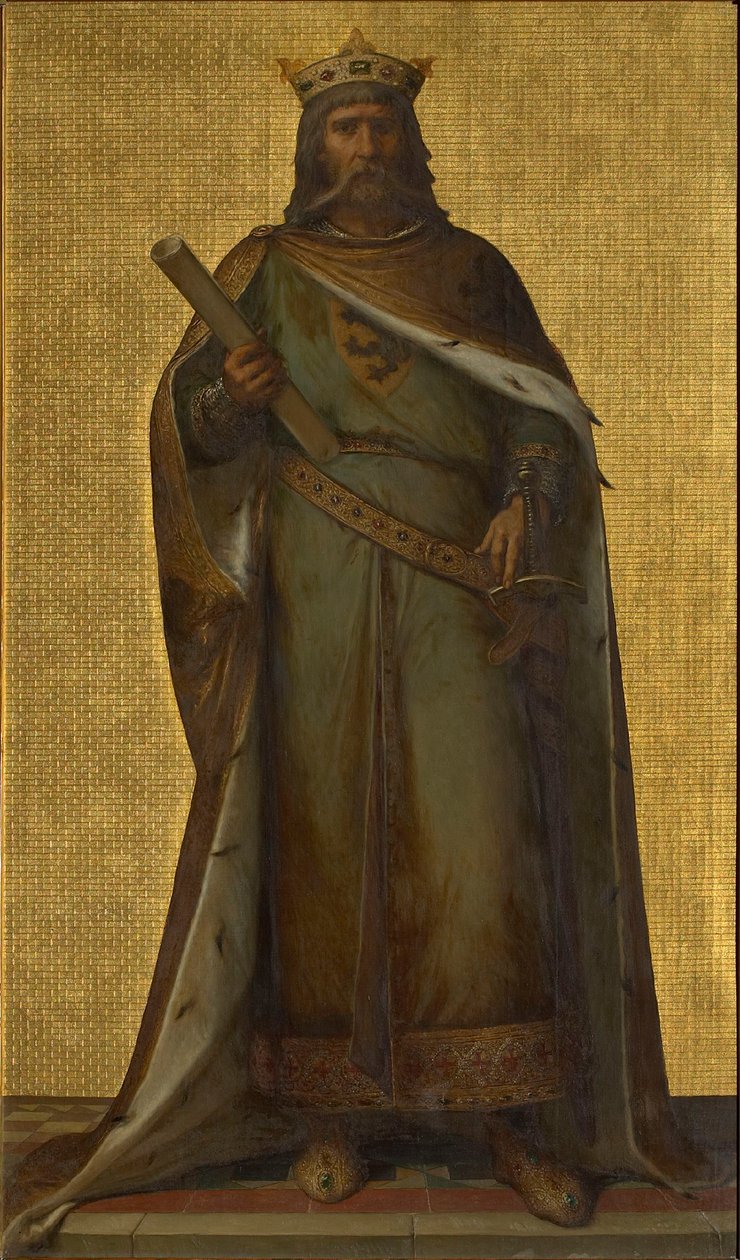 Felipe I de Alsacia, 1872-1877 de Louis Joseph Gallait