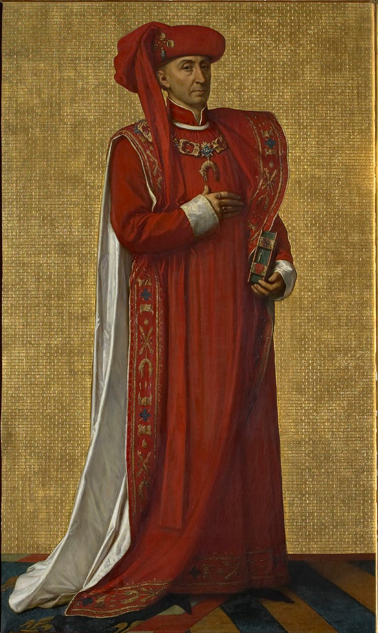Felipe el Bueno 1396-1467, Duque de Borgoña, 1872-1877 de Louis Joseph Gallait