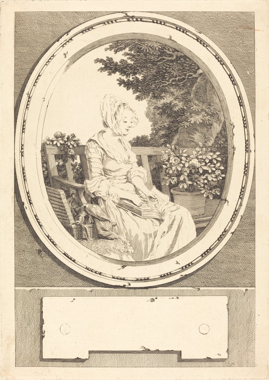 Hasta en la menor cosa de Louis Joseph Masquelier after Pierre Antoine Baudouin