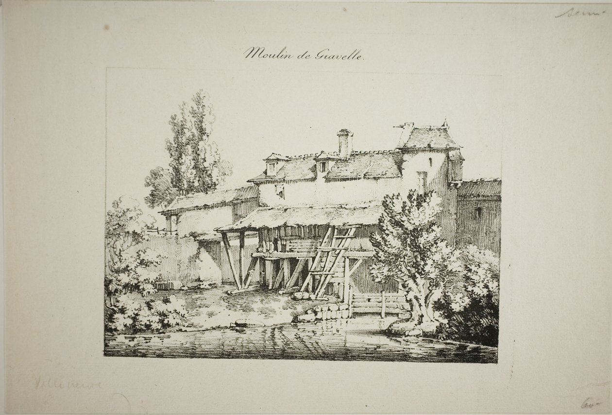 Molino en Gravelle, I de Louis Jules Frederic Villeneuve