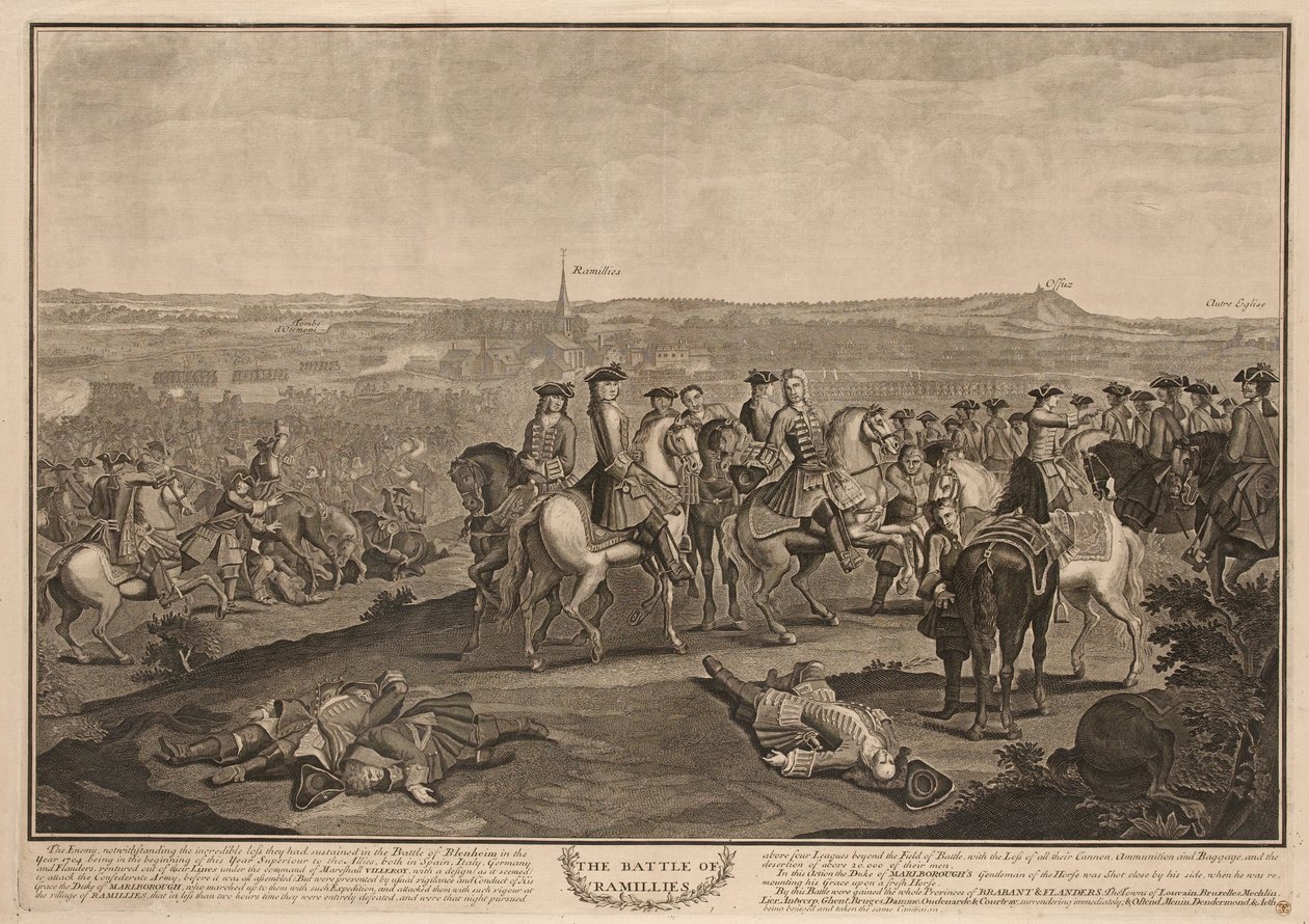 La Batalla de Ramillies, 23 de mayo de 1706 de Louis Laguerre
