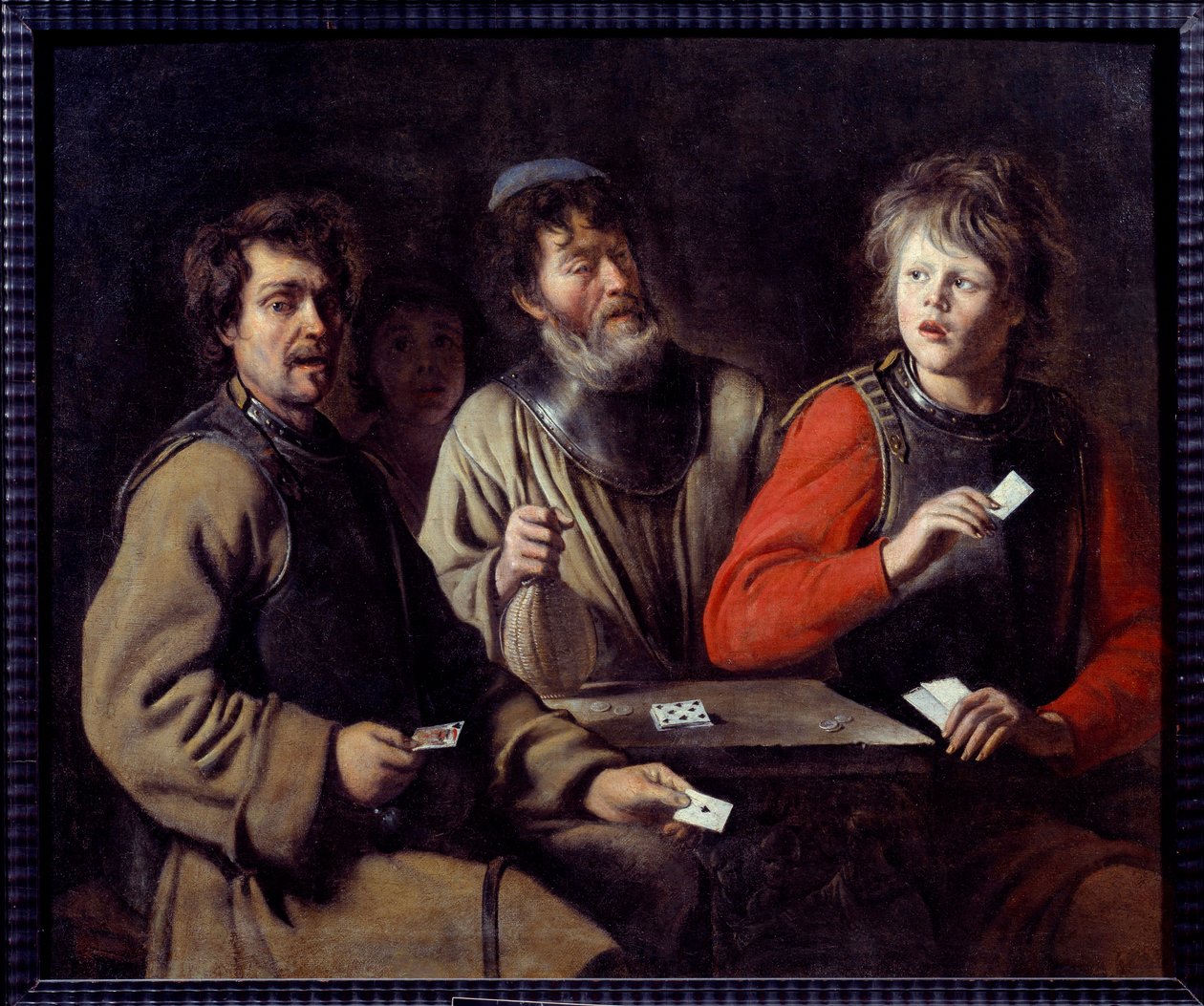 Soldados jugando a las cartas de Louis le Nain