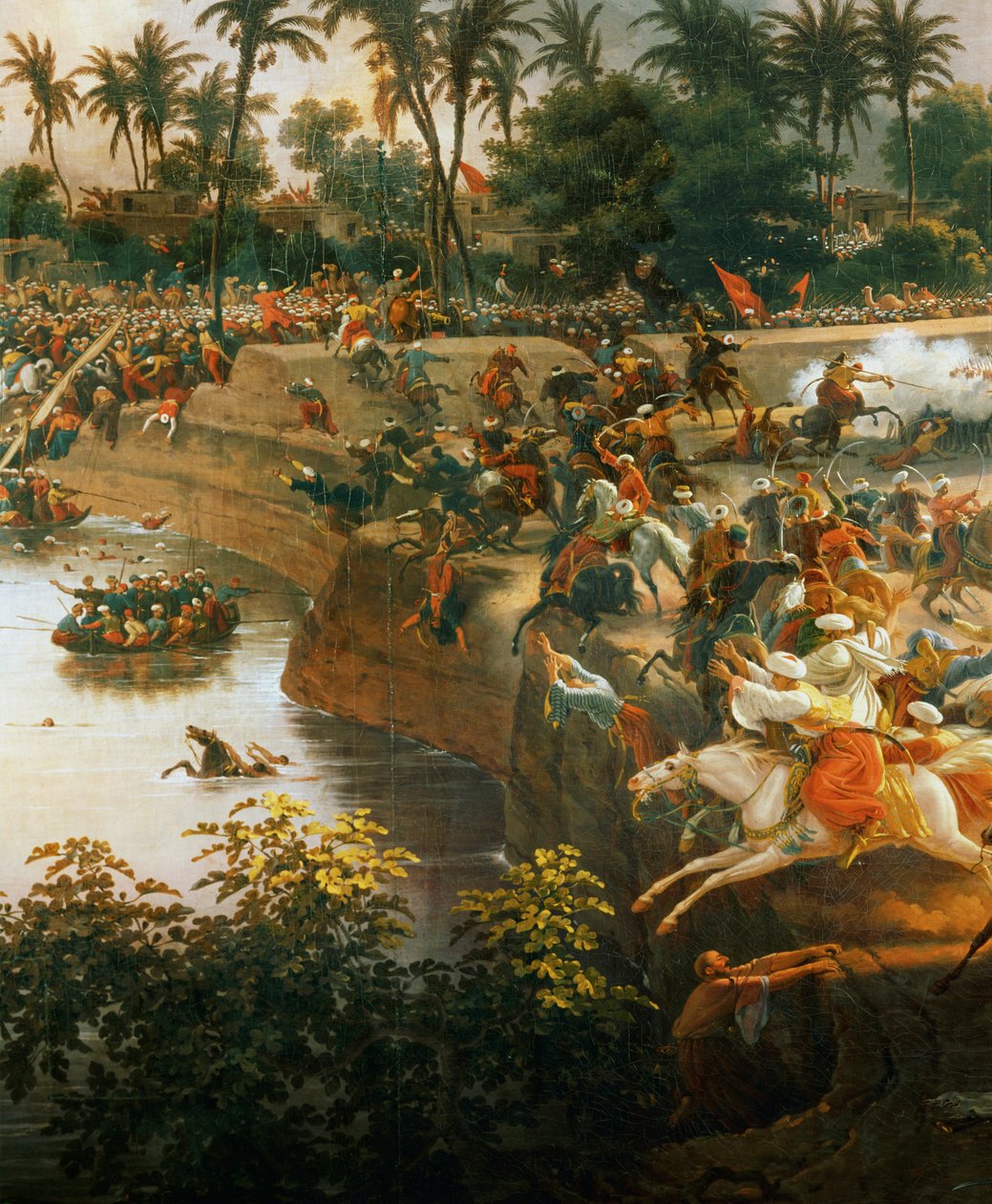Batalla de las Pirámides (óleo sobre lienzo) de Louis Lejeune