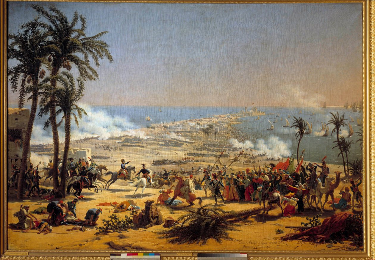 Campaña de Egipto (1798-1801): La Batalla de Aboukir (25 de julio) de Louis Lejeune