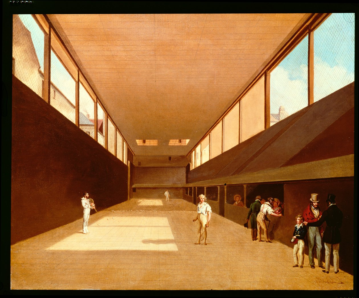 Interior del Jeu de Paume, Versalles de Louis Leopold Boilly