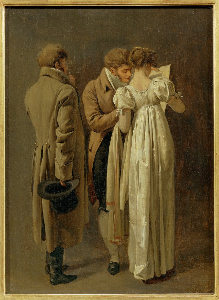 Los entusiastas de los grabados... de Louis Leopold Boilly