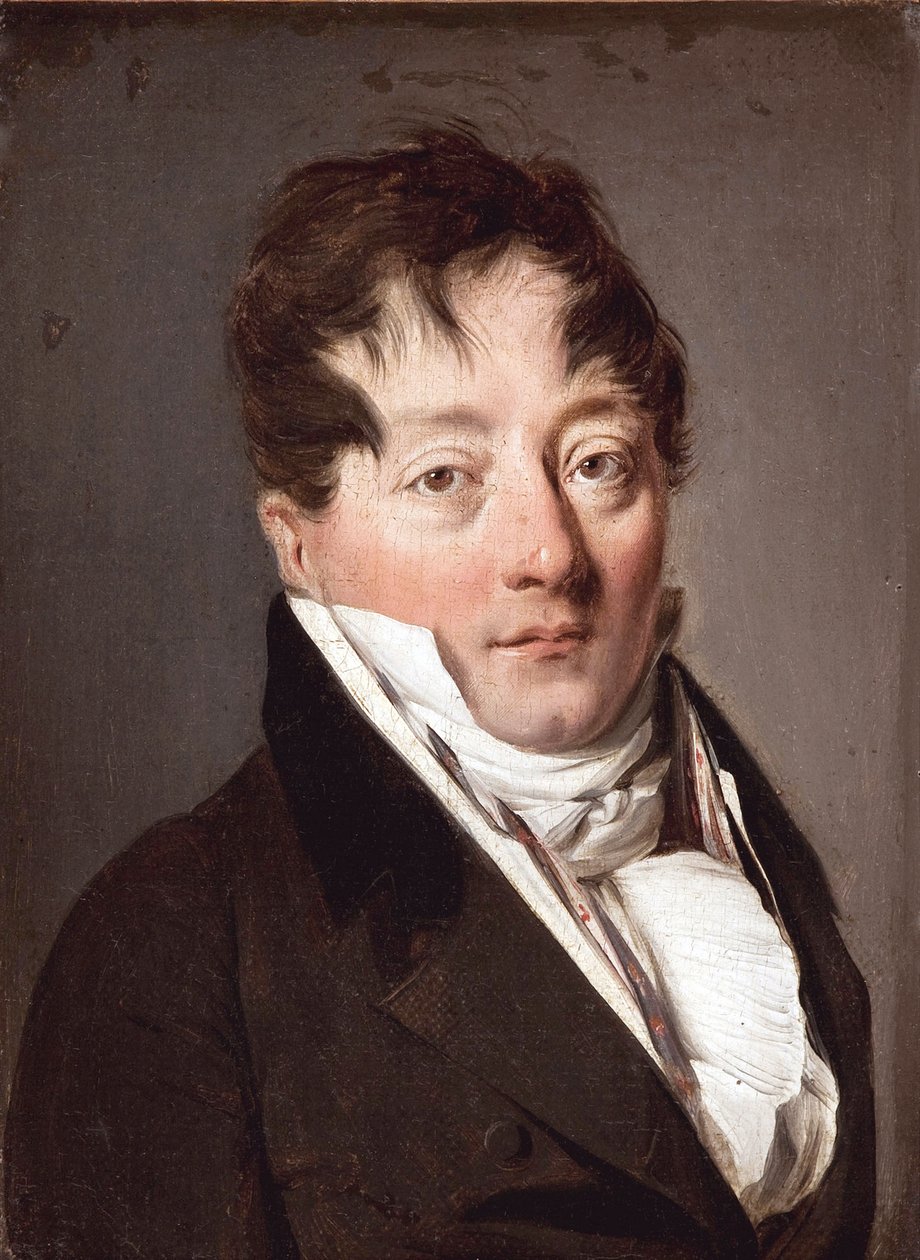Retrato de Alexandre Balthazar Laurent Grimod de la Reyniere de Louis Leopold Boilly