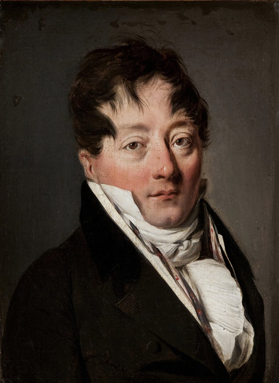 Retrato de Alexandre Balthazar Laurent Grimod de la Reynière 1758-1837 de Louis Leopold Boilly