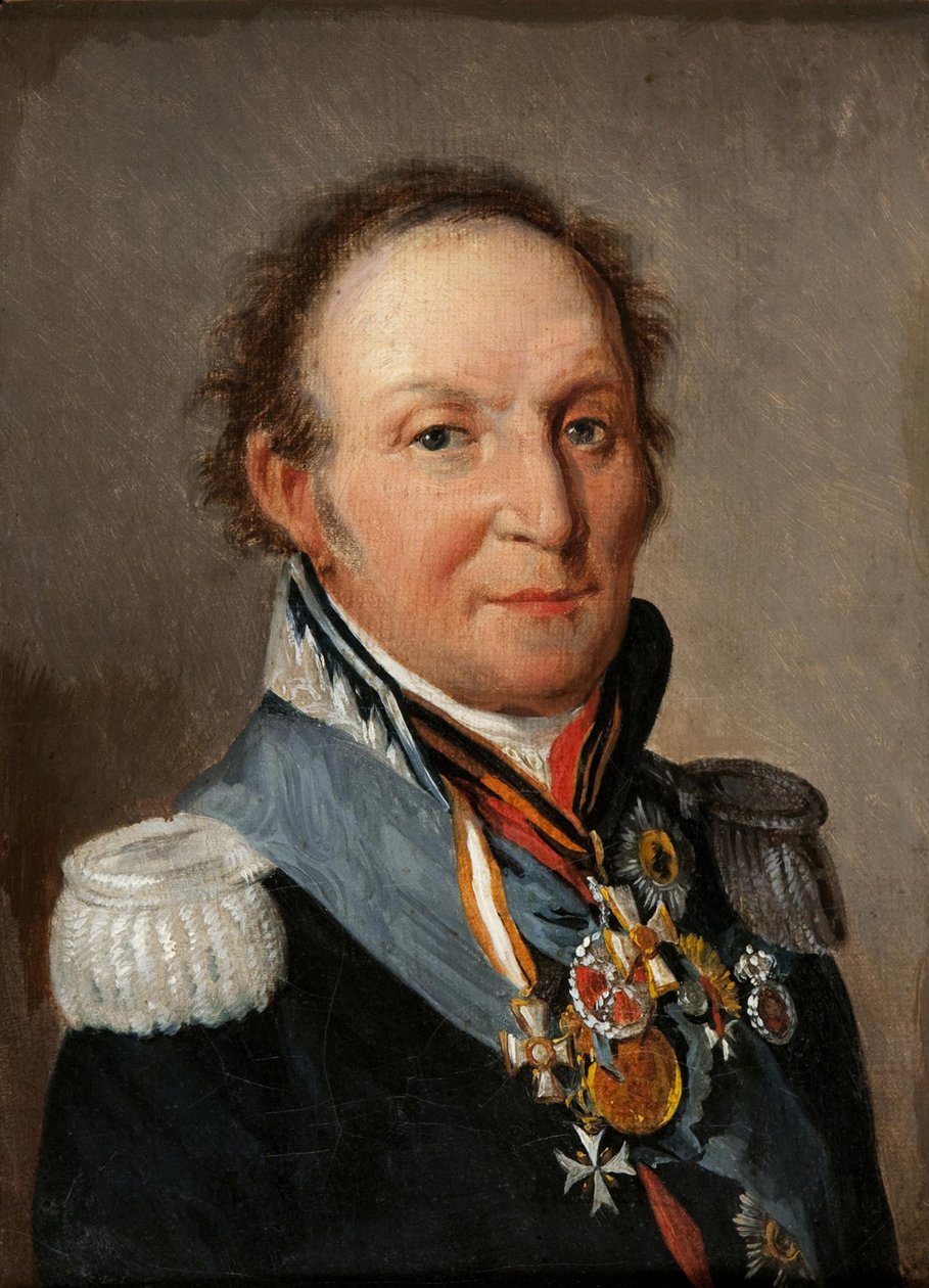 Retrato del Mariscal de Campo Conde Ludwig Adolf Peter de Sayn-Wittgenstein-Ludwigsburg 1769-1843 de Louis Leopold Boilly