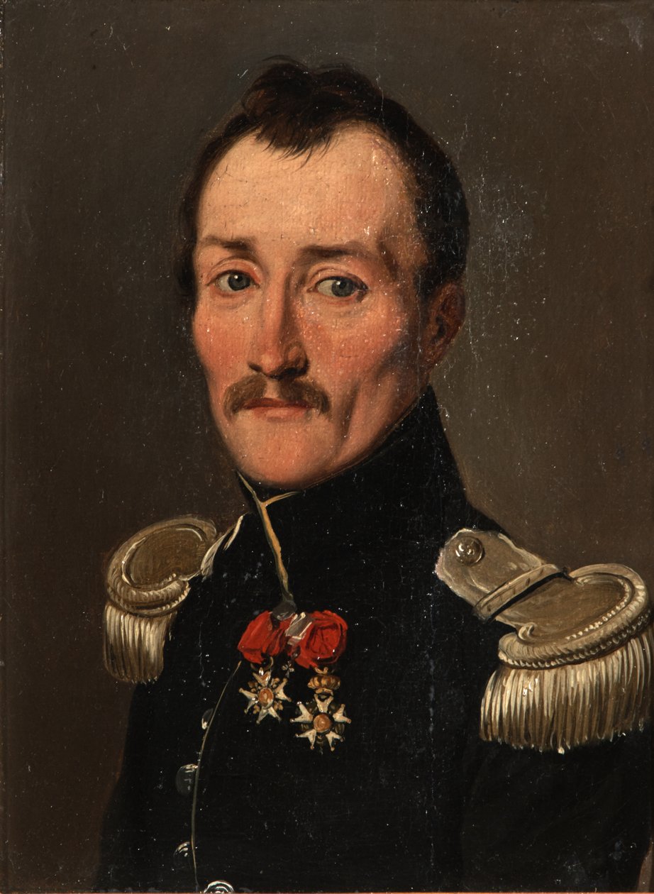 Retrato de Gastón de Banyuls de Montferre en uniforme de Louis Leopold Boilly