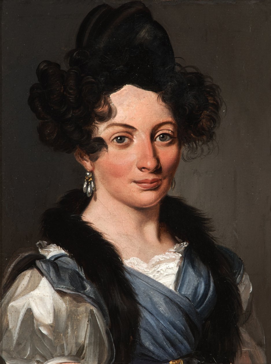Retrato de Marie-Marthe Perpétue de Banyuls de Montferré, de soltera de Chavigny de Louis Leopold Boilly