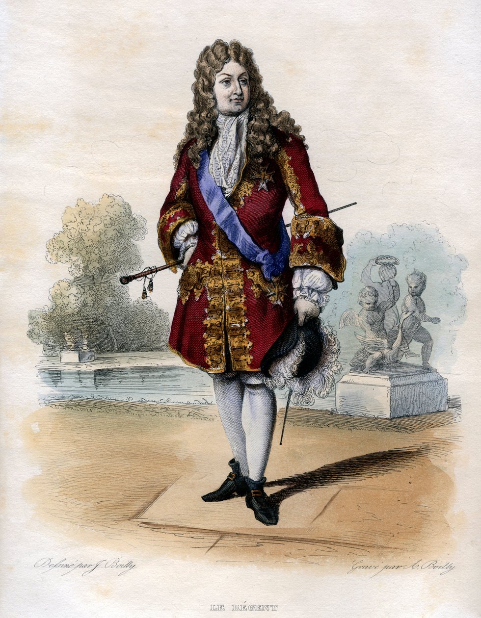 Retrato de Felipe II Duque de Orleans (1674-1723) Regente de Louis Leopold Boilly