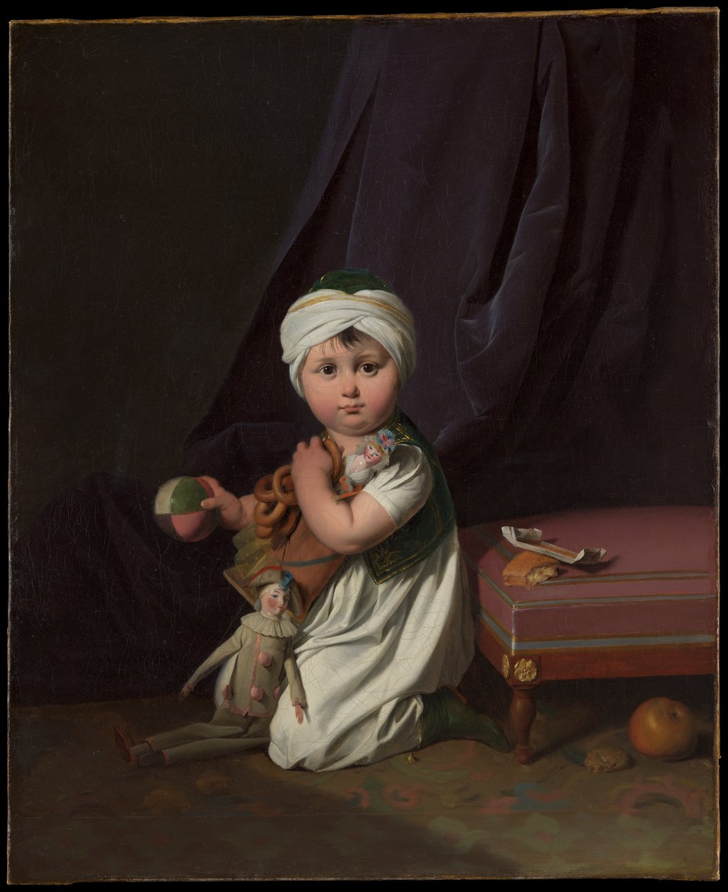Retrato de un niño de Louis Leopold Boilly