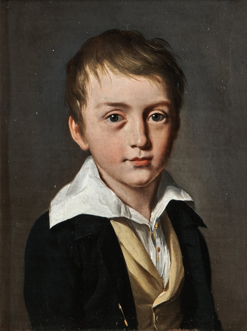 Retrato de un niño de Louis Leopold Boilly