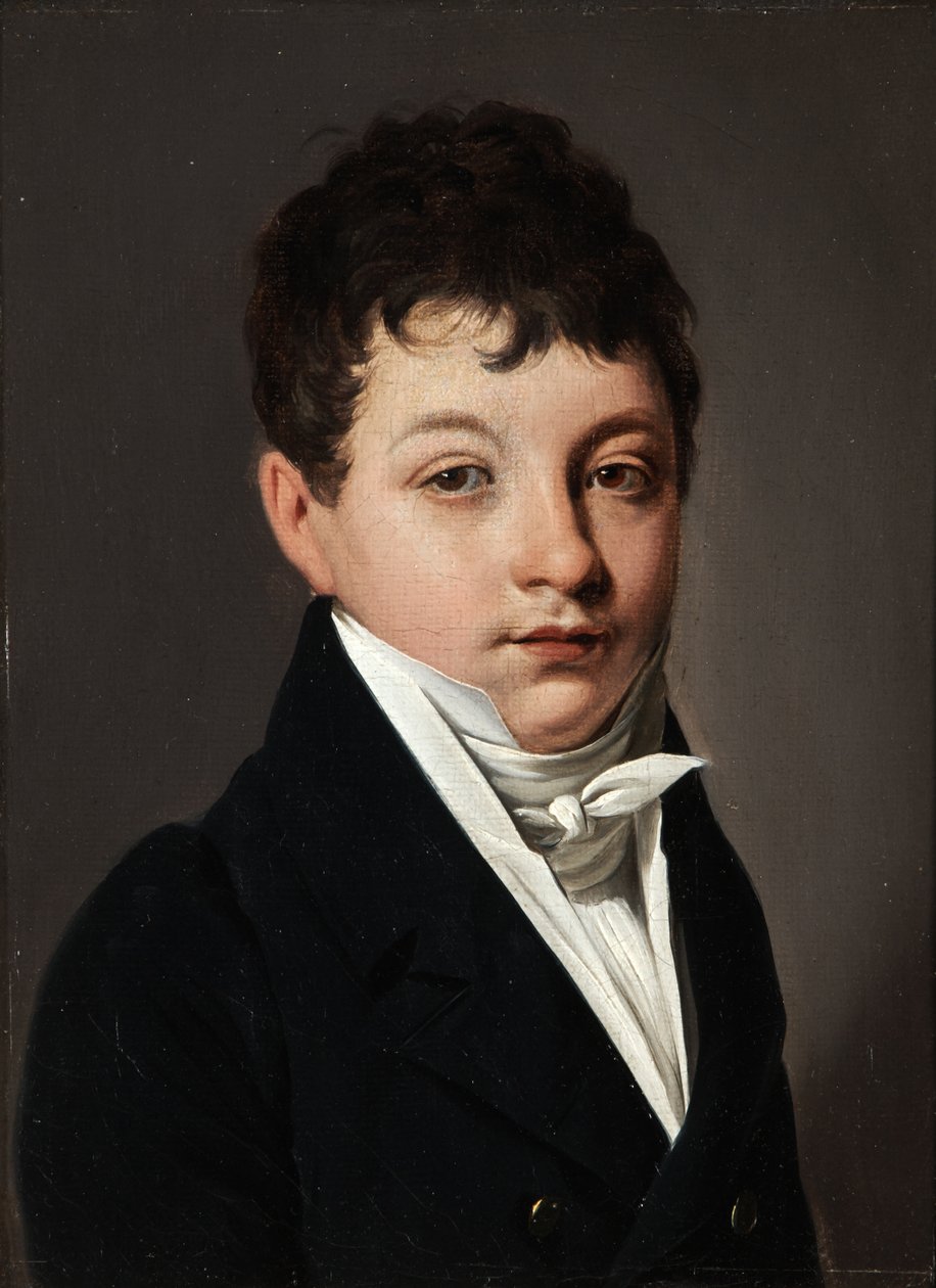 Retrato de un joven muchacho de Louis Leopold Boilly