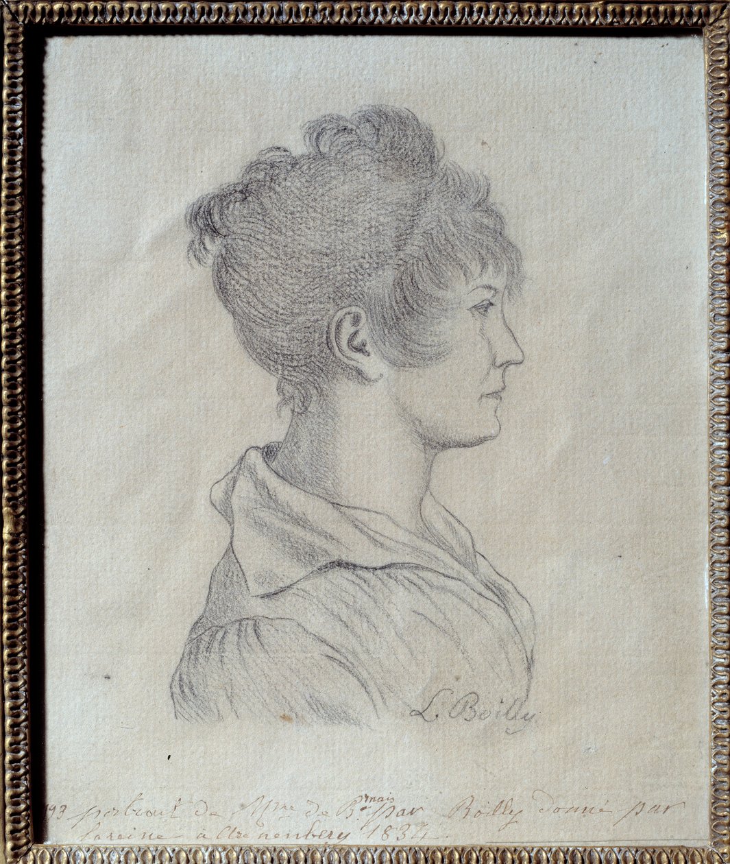Retrato de perfil de Josephine de Beauharnais (1763-1814) de Louis Leopold Boilly
