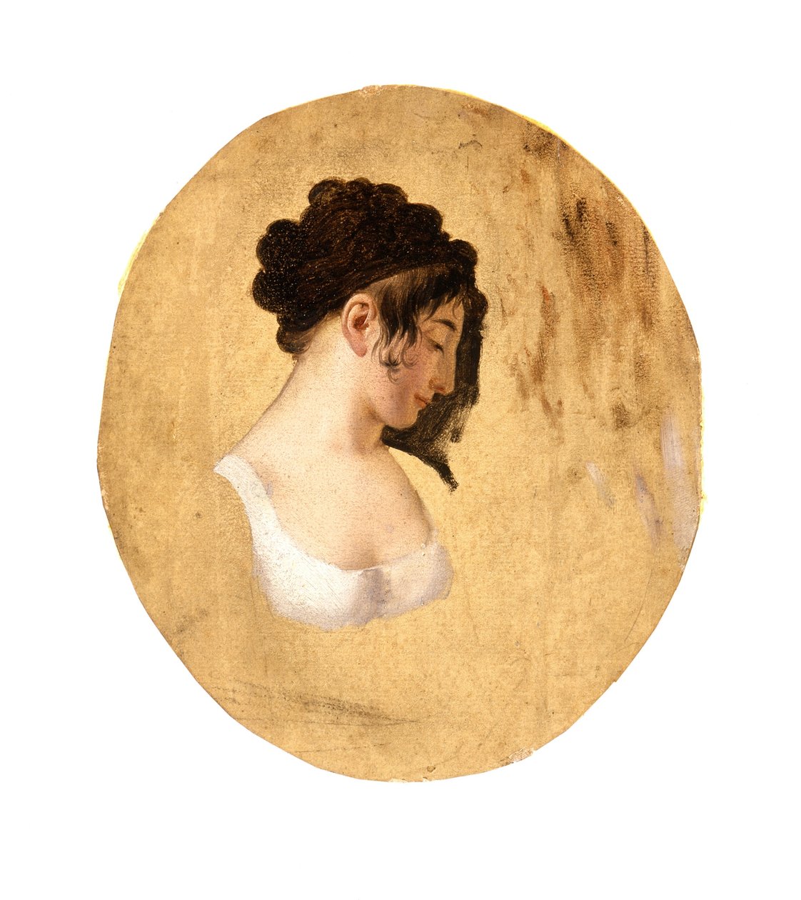 Perfil de la cabeza de una joven, c.1794 de Louis Leopold Boilly
