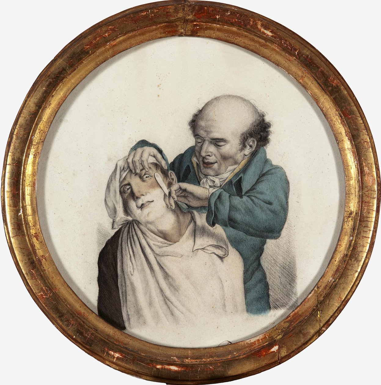 Barbero hábil, 1823 de Louis Leopold Boilly