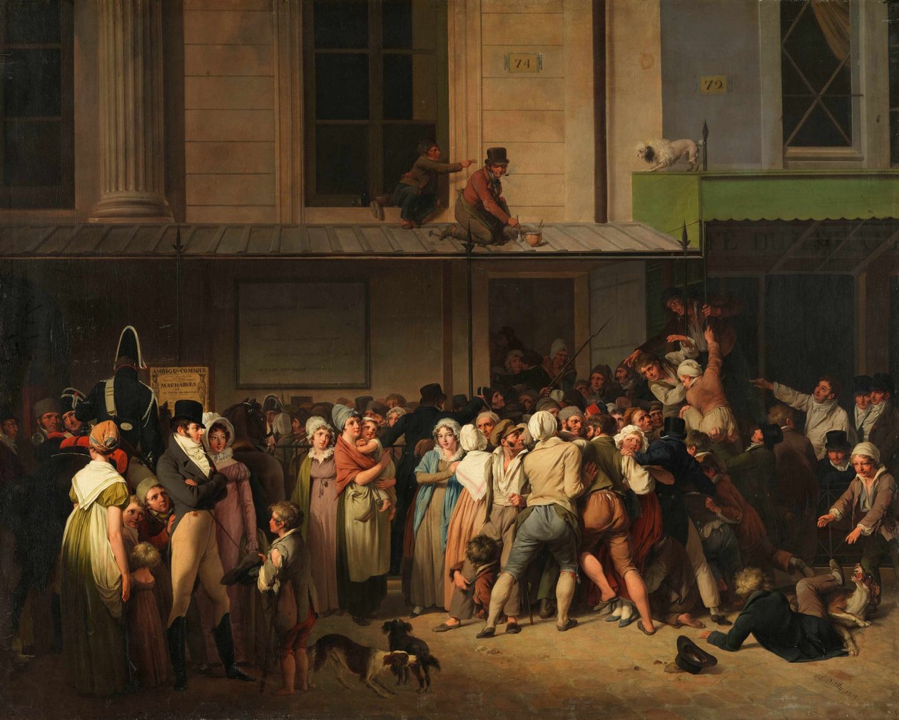 La entrada al Théâtre de l