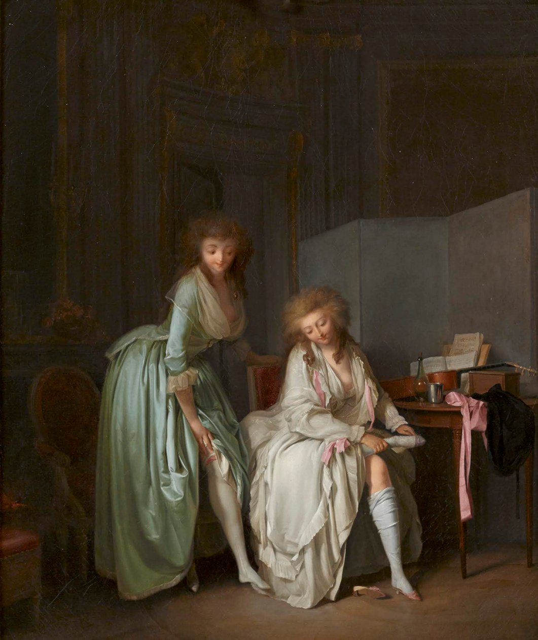 Louis-Léopold Boilly - Comparación de piececitos de Louis Leopold Boilly