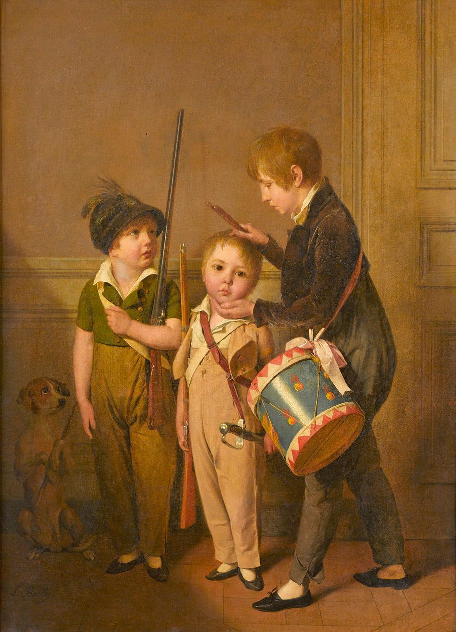 Louis-Léopold Boilly - Mis soldaditos de Louis Leopold Boilly