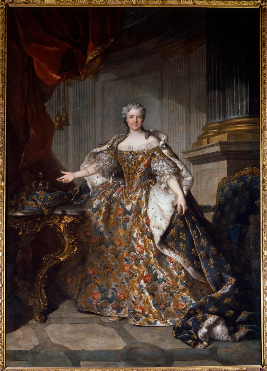 Retrato de María Leszczynska (1703-1768) Reina de Francia de Louis Tocqué