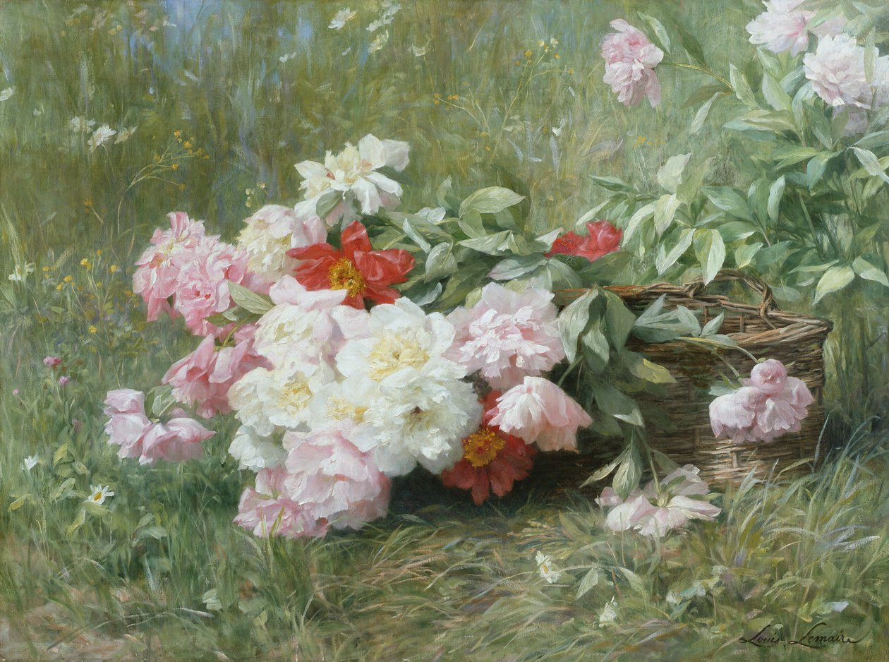 Flores recién cortadas de Louis Marie Lemaire