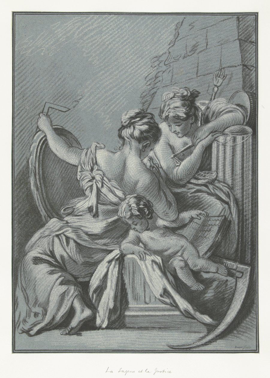 Sabiduría y Justicia La Sabiduría y la Justicia de Louis Marin Bonnet