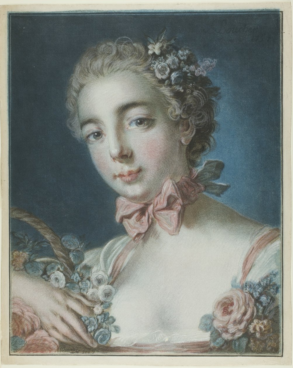 Cabeza de Flora de Louis Marin Bonnet