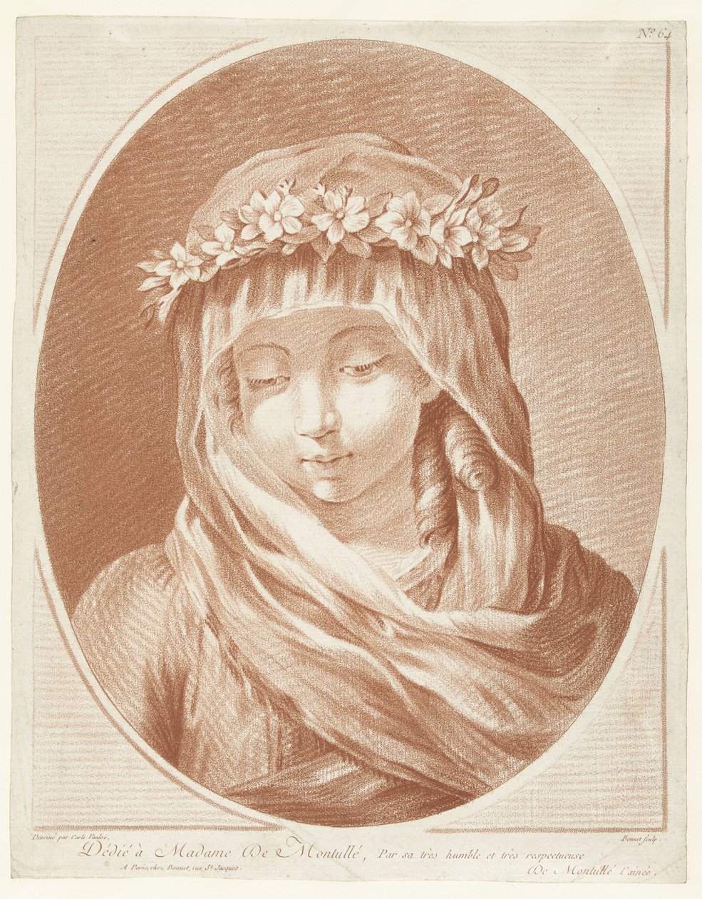 sacerdocio cabeza de sacerdotisa de Louis Marin Bonnet