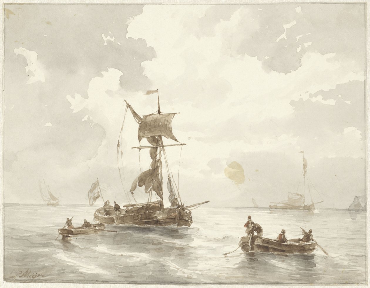 Paisaje marino de Louis Meijer