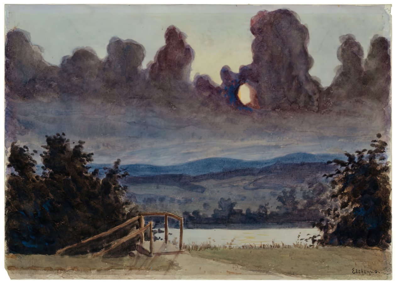 Nubes oscuras, c. 1901 de Louis Michel Eilshemius