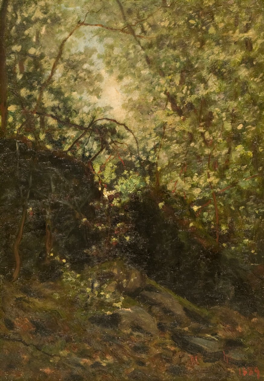 Noche a través del bosque de Louis Michel Eilshemius