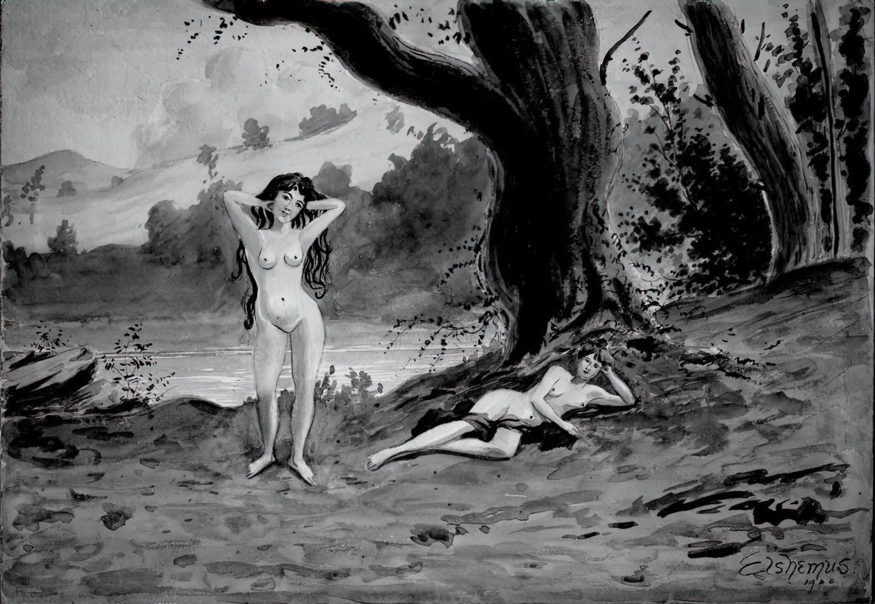 Dos desnudos de Louis Michel Eilshemius