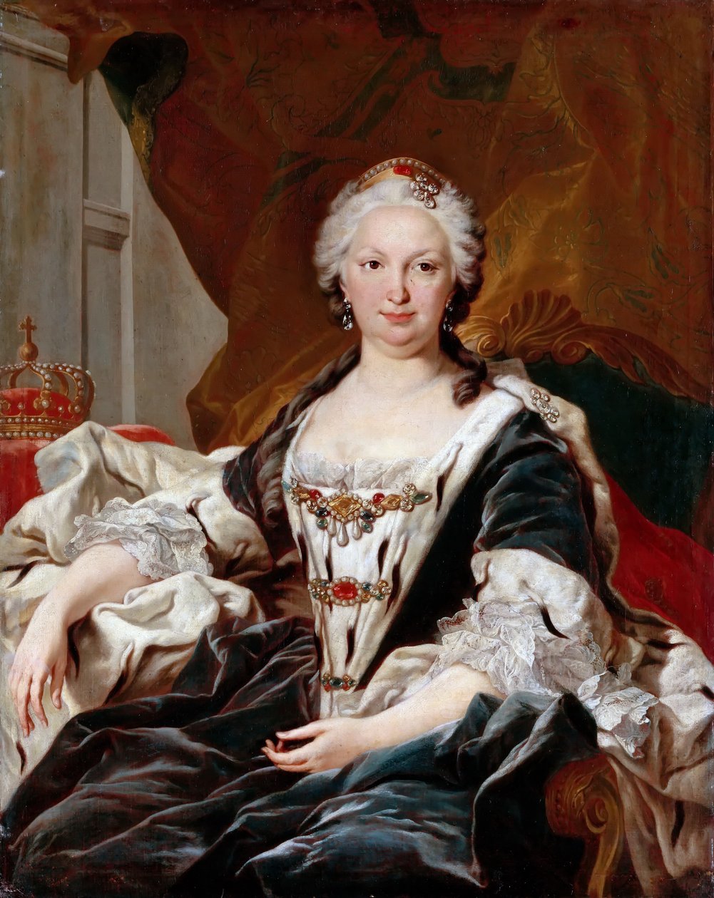 Elisabeth Farnese 1692-1766, Reina de España de Louis Michel van Loo